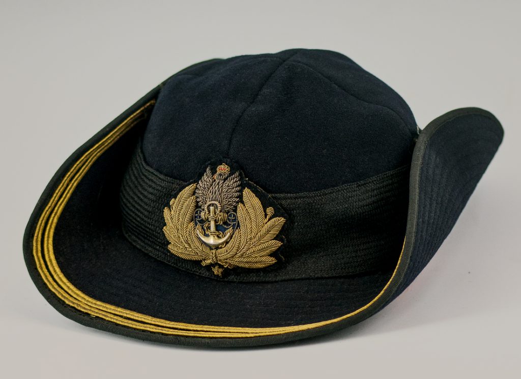 Hat of Chief Officer E. Miszewska, Superintendent of the Polish Womens’ Naval Service