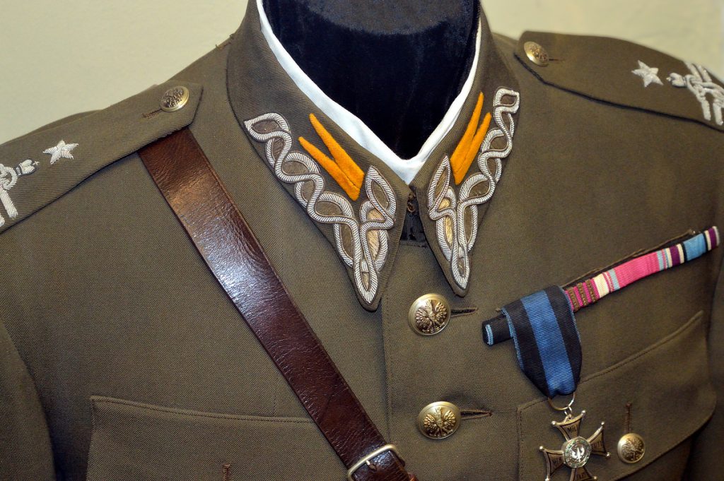 Przedwojenna kurtka mundurowa mjr J. Sękowskiego, 8 Pułk Ułanów