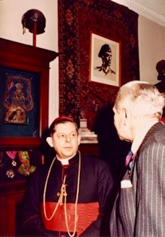 Visit of Cardinal J. Glemp – Capt. R. Dembiński - 1985