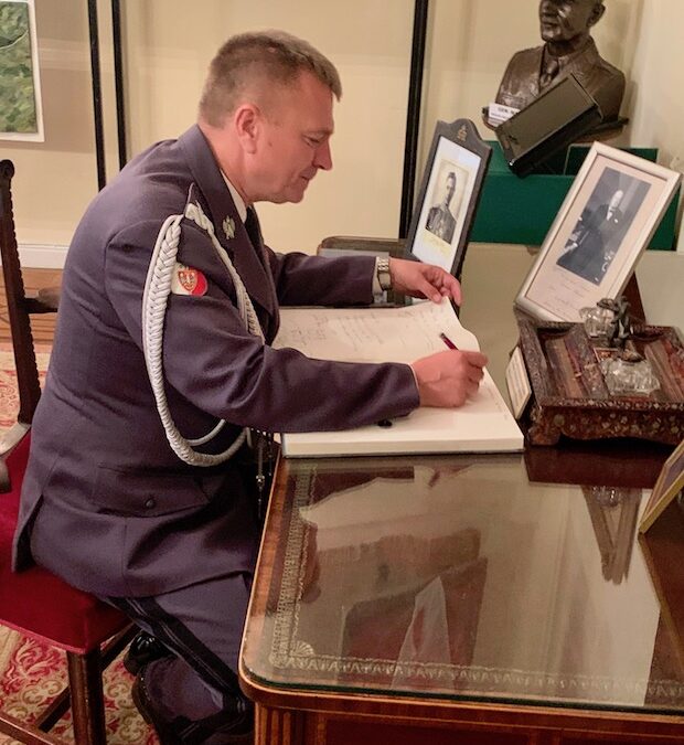 Visit of Generał Dywizji Pilot (Air Vice Marshal) Dariusz Malinowski